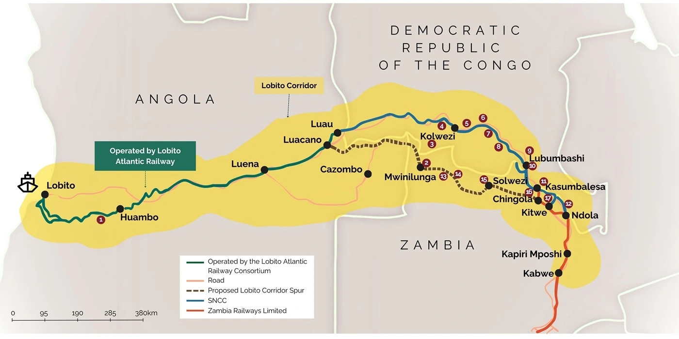 Lobito Corridor, Angola, korytarz transportowy Afryka, Afryka, transport, kolej