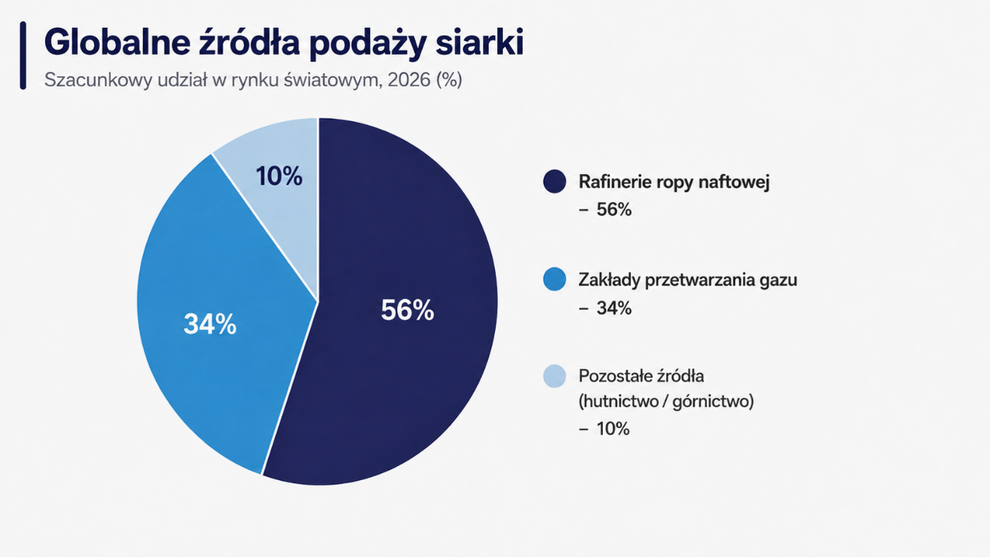 globalne źródła podaży siarki