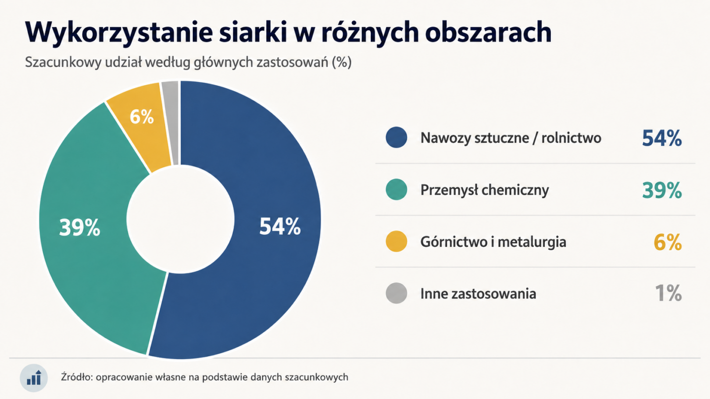 wykorzystanie siarki w różnych obszarach gospodarki